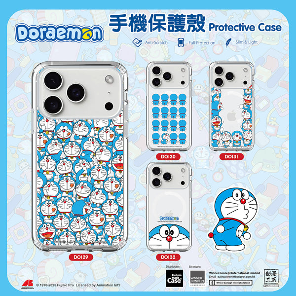 Doraemon Clear Case / iPhone Case / Android Case / Samsung Case 多啦A夢 正版授權 全包邊氣囊防撞手機殼 (DO130)
