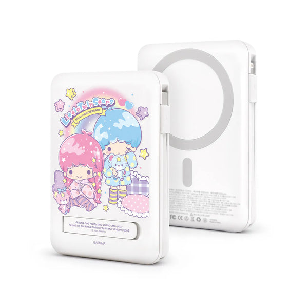 【門市發售】Garmma 永橙✖️Sanrio  10000mAh  數顯帶線磁吸外置充電器（只限香港發售，不設平郵）