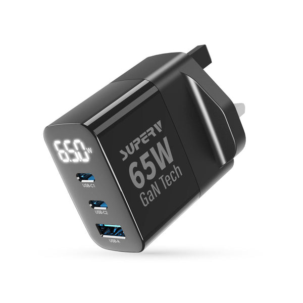 【門市發售】SuperV 65W PD 快充火牛（G86）