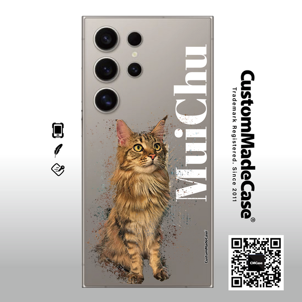 CustomMadeCase - Cartoon Mirror Case 相片漫畫化設計 鏡面手機殼 (人像 寵物 兒童 家庭)