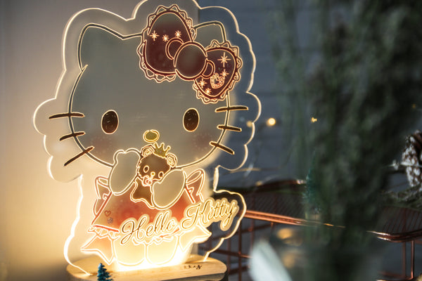 Hello Kitty Acrylic LED Lamp (KT83L)