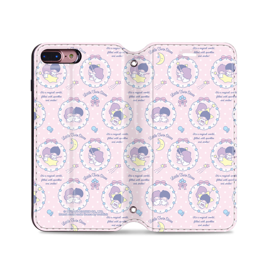 Little Twin Stars Leather Flip Case (TSCM08)